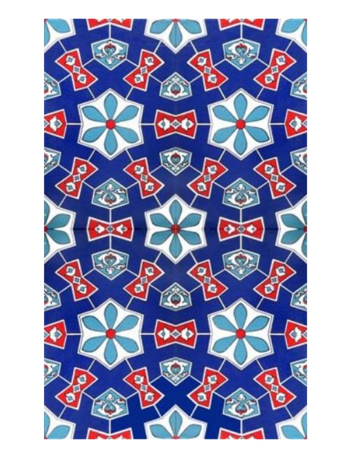 Çini Karo Seramik 25x40 -09, Hamam Çinileri, Türk Hamamı Çinileri,